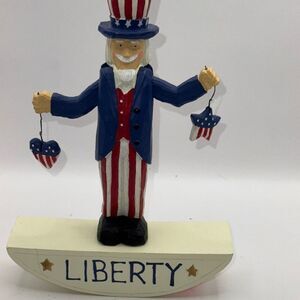 Liberty Uncle Sam Patriotic Figurine